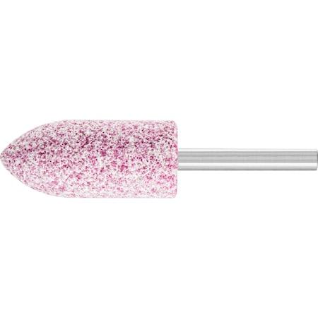 Pferd A11 Vitrified Mounted Point 1/4" Shank - Aluminum Oxide 30 Grit STEEL 31060